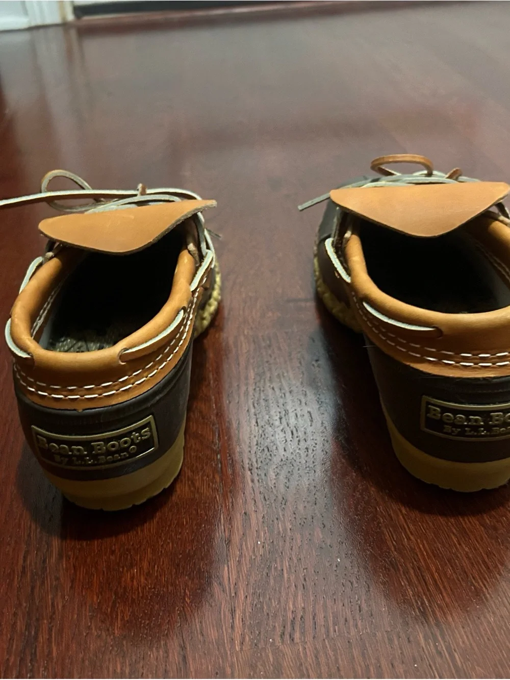 L.L. Bean Brown and Tan Classic Duck Shoes